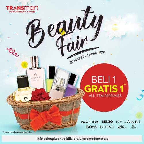 Beli 1 Gratis 1 Parfum dan Diskon Kosmetik Ramaikan Libur Panjang Beli 1 Gratis 1 Parfum dan Diskon Kosmetik Ramaikan Libur Panjang