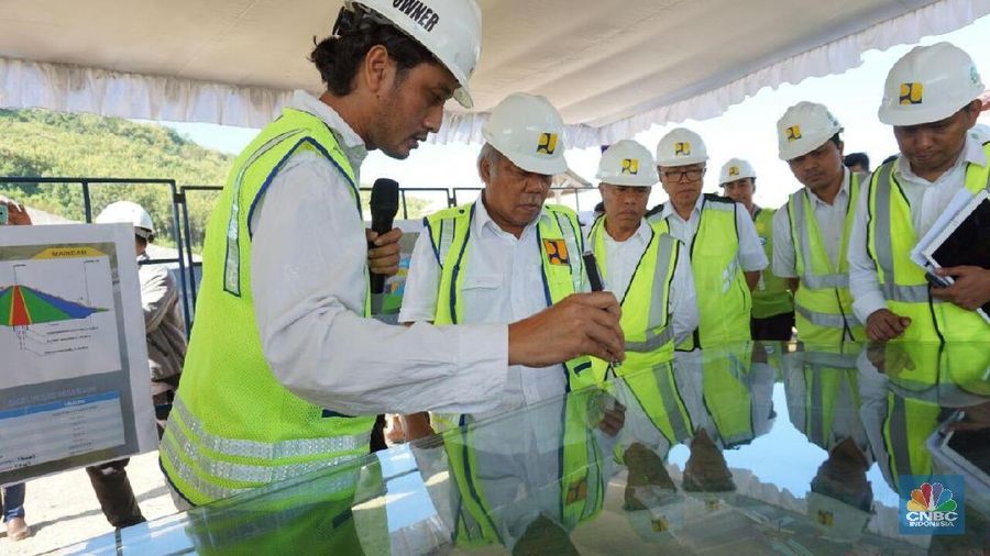 Proyek Bendungan Bondo ditargetkan tuntas akhir 2019.