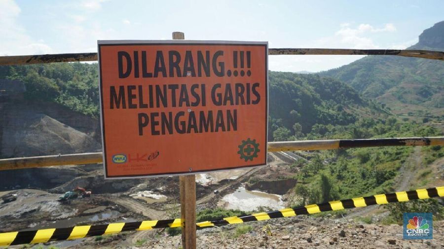 Proyek Bendungan Bondo ditargetkan tuntas akhir 2019.