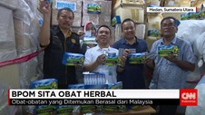 Jutaan Pil Herbal dari Malaysia Disita BBPOM Medan