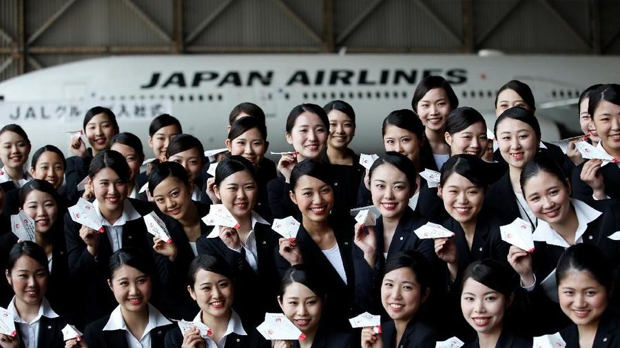 Maskapai Jepang membuat ikon khusus pada penumpang anak