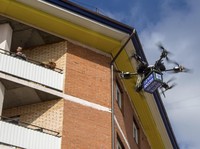 Uji Coba, Drone Pengirim Barang di Rusia Tabrak Gedung