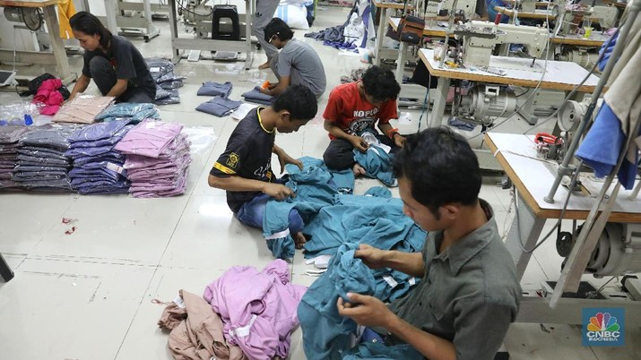 Industri Tekstil (CNBC Indonesia/Andrean Kristianto)