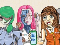 Ini 4 Robot Bank di RI : Cinta, Mita, Vira, dan Sabrina