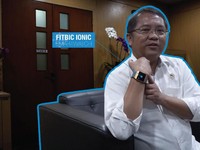 Menteri Rudiantara Pakai Jam Pintar Ini untuk Hitung Langkah