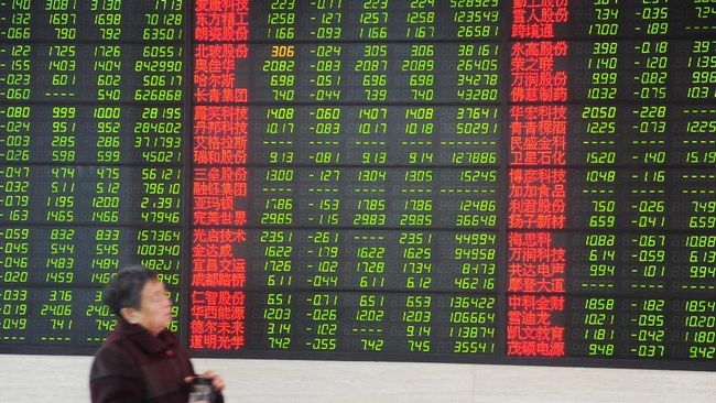 Trump Serang China, Indeks Shanghai ke Zona Merah