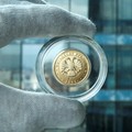 FILE PHOTO: A gold Russian rouble bullion coin is seen in this photo illustration taken in Moscow, Russia, August 4, 2017. Picture taken August 4, 2017. REUTERS/Maxim Shemetov/Illustration - RC1436B5D8B0/File Photo