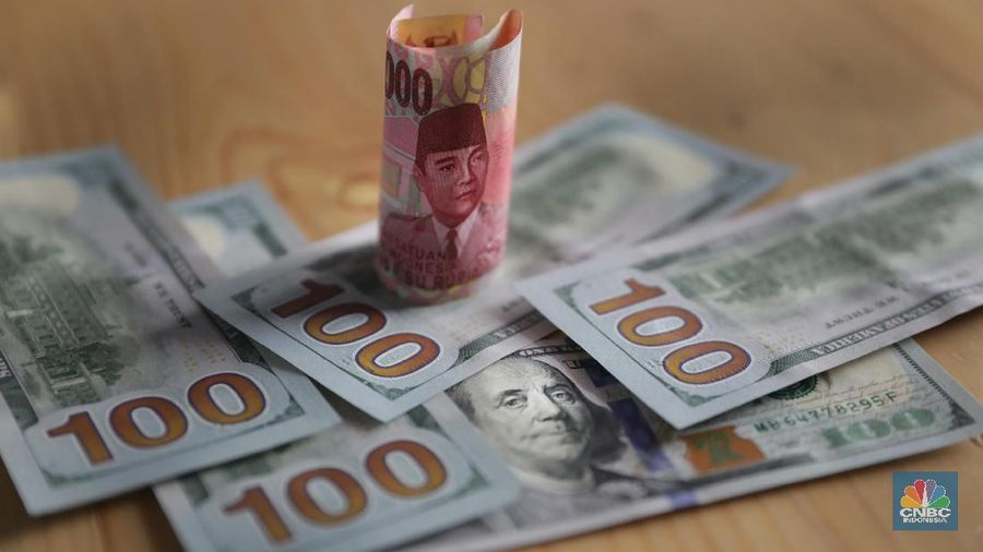 Kurs referensi mata uang Rupiah terhadap dolar AS dalam perdagangan antar bank stagnan