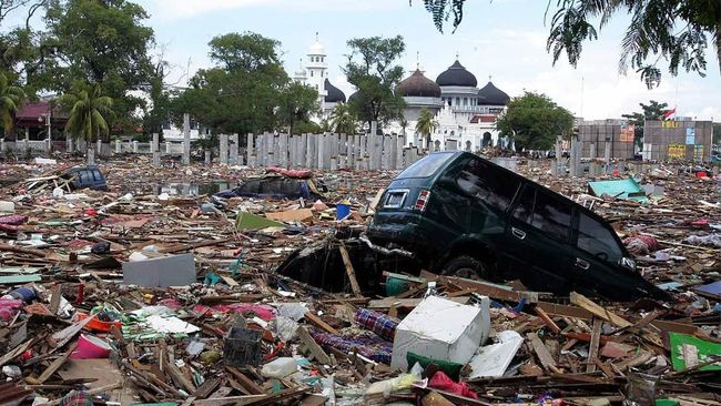 Indonesia Sempat Alami Tsunami Setinggi 100 Meter