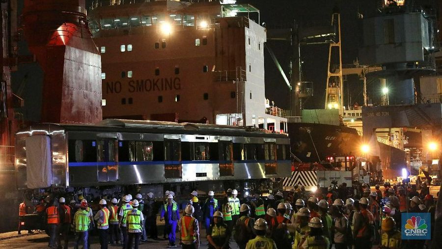 Pengiriman MRT dari Jepang dilakukan bertahap hingga November.