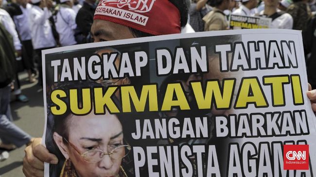 Aksi 64 Membubarkan Diri usai Minta Sukmawati Bertobat