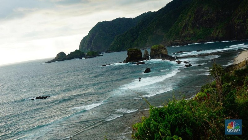 Kabupaten Jember memiliki surga tersembunyi, yakni Pantai Pasir Putih Malikan (Papuma).