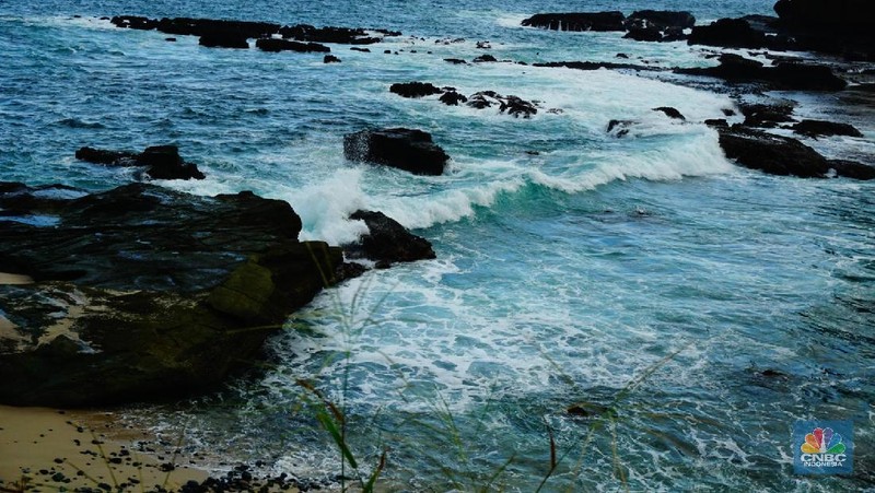 Kabupaten Jember memiliki surga tersembunyi, yakni Pantai Pasir Putih Malikan (Papuma).