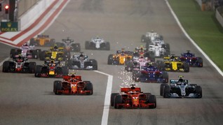 Vettel Menang Dramatis Atas Bottas di GP Bahrain