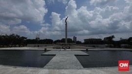 Wajah Baru Lapangan Banteng Diresmikan Sebelum Puasa