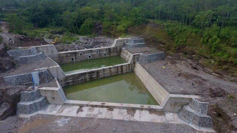 Sabo Dam Kali Woro ditargetkan bisa diresmikan November tahun 2018.
