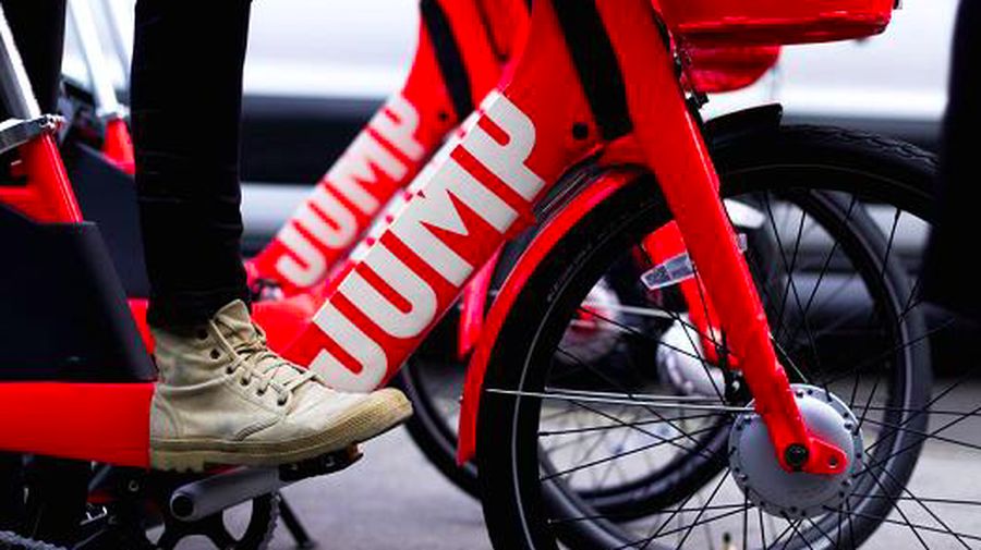 Layanan Jump Bikes dapat dimanfaatkan oleh kurir Uber Eats.