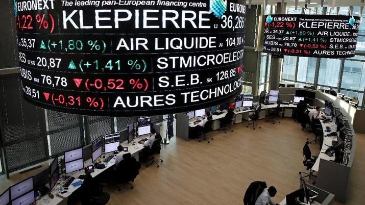 Perancis Makin Ngeri, Gedung Bursa Saham Diserang