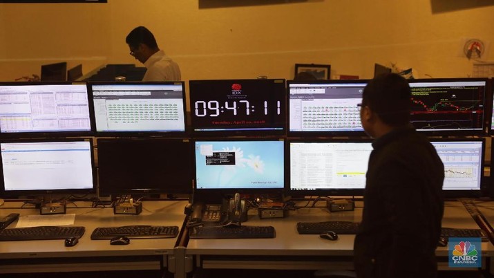 Bursa efek Indonesia foto : CNBC Indonesia/Muhammad Sabki