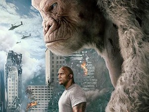 Dwayne Johnson Cegah Bencana Hewan Raksasa di Rampage