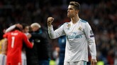 Real Madrid lolos ke semifinal untuk delapan musim beruntun. Mereka membuka peluang untuk jadi juara Liga Champions dalam tiga musim beruntun. (REUTERS/Susana Vera)