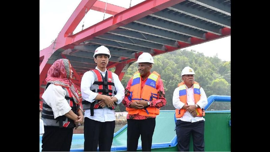Ditargetkan keseluruhan jembatan dan jalan pendekat rampung pada akhir tahun 2018 yang akan datang.