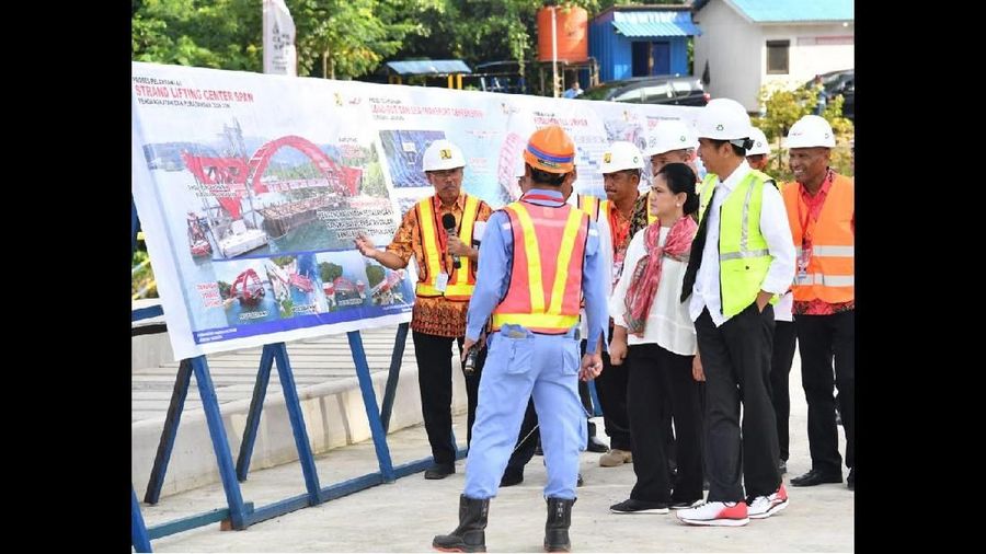 Ditargetkan keseluruhan jembatan dan jalan pendekat rampung pada akhir tahun 2018 yang akan datang.
