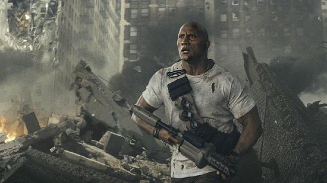 'Rampage' Geser 'A Quiet Place' dari Puncak Box Office