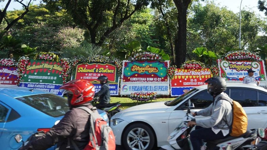 Kementerian Badan Usaha Milik Negara (BUMN) merayakan hari ulang tahun ke-20.