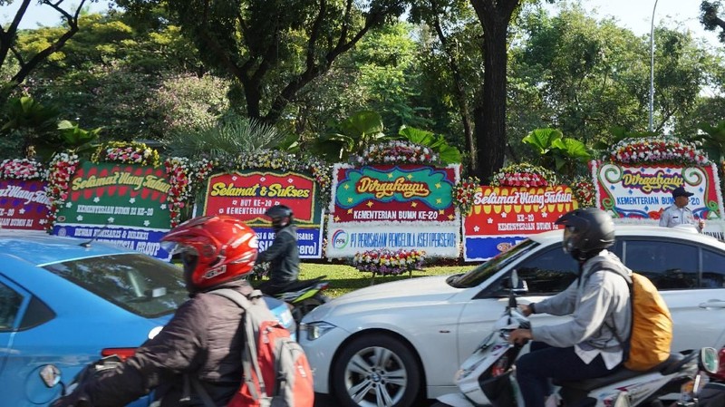 Kementerian Badan Usaha Milik Negara (BUMN) merayakan hari ulang tahun ke-20.