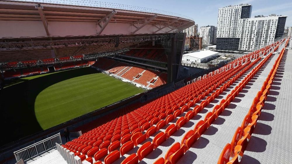 Megahnya Stadion Ekaterinburg Arena Jelang Piala Dunia 2018 Megahnya Stadion Ekaterinburg Arena Jelang Piala Dunia 2018