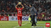 Stefano 'Teco' Cugurra puas dengan performa Persija Jakarta yang tetap impresif meski harus melakoni jadwal padat. (CNN Indonesia/Adhi Wicaksono)
