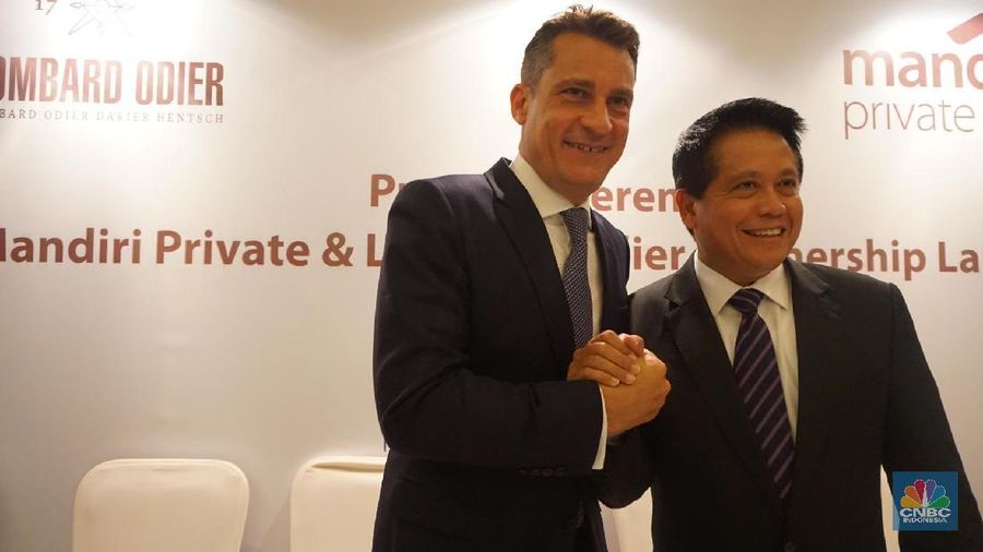 PT Bank Mandiri Tbk (Bank Mandiri) resmi bekerja sama dengan Lombard Odier sebagai salah satu lembaga keuangan privat asal Swiss