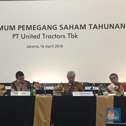 United Tractors (UNTR) Bagikan Dividen Interim Rp 3,05 T