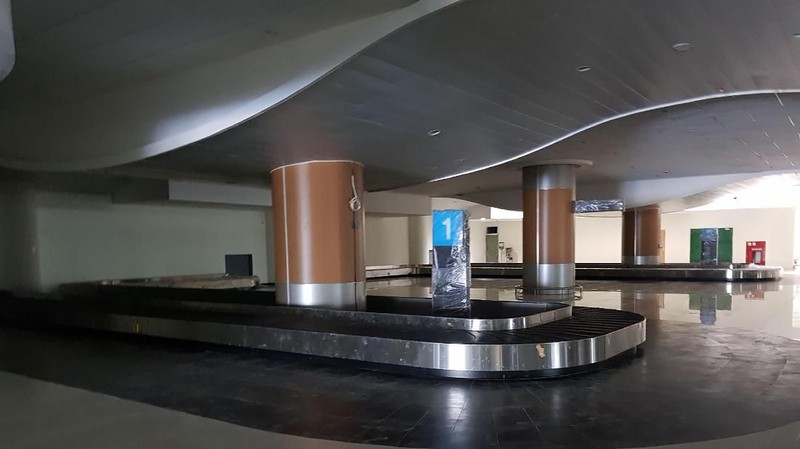 Presiden Joko Widodo hari ini meninjau Bandara Kertajati.