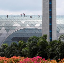 FOTO: Ini Megaproyek Pusat Hiburan Kelas Dunia di Changi