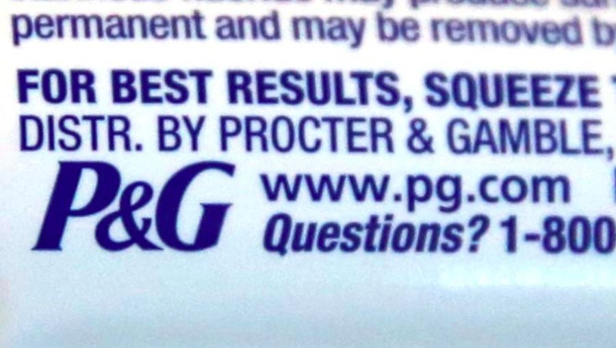 P&G telah memiliki beberapa produk dan merek dagang terkenal, seperti Vicks, Metamucil, Pepto-Bismol, Crest dan Oral-B.