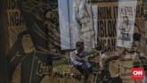 Konsep no border, no class diangkat untuk menunjukkan bahwa dalam kehidupan sebaiknya tidak ada batasan ruang untuk keragaman manusia. (dok. CNN Indonesia/Adhi Wicaksono)
