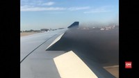 VIDEO: Mesin Terbakar, Delta Airlines Mendarat Darurat