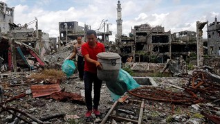 FOTO: Haru dan Pilu Kepulangan Warga Marawi