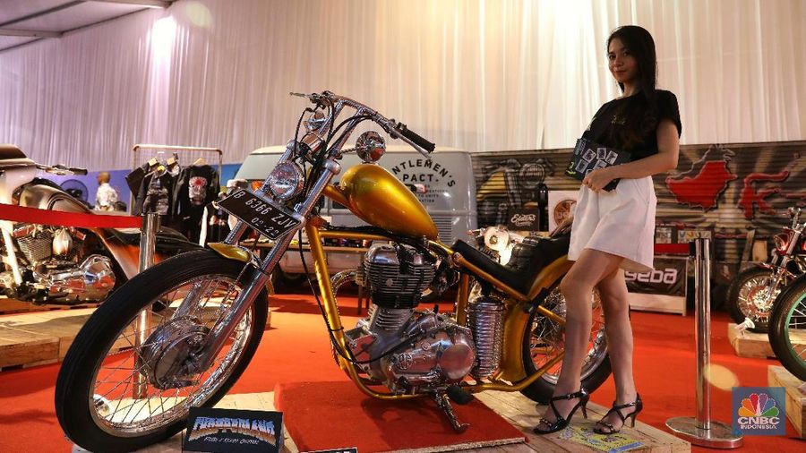 Motor yang dipamerkan dari berbagai daerah yang merupakan hasil kreativitas anak-anak bangsa.