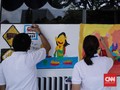 Anies-Sandi Luncurkan Bus Transjakarta Lukisan Anak Difabel