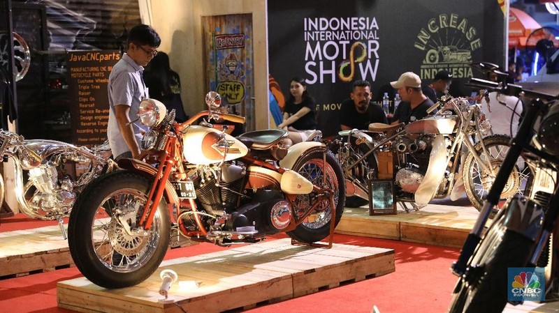 Motor yang dipamerkan dari berbagai daerah yang merupakan hasil kreativitas anak-anak bangsa.