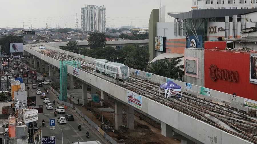 Proyek yang diperuntukkan mendukung gelaran Asian Games 2018 itu, progres pembangunannya telah melebihi 50%.