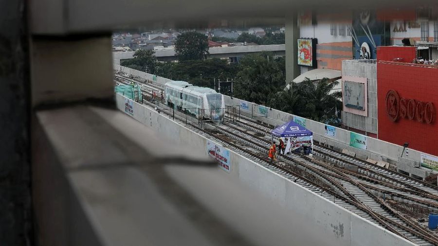 Proyek yang diperuntukkan mendukung gelaran Asian Games 2018 itu, progres pembangunannya telah melebihi 50%.