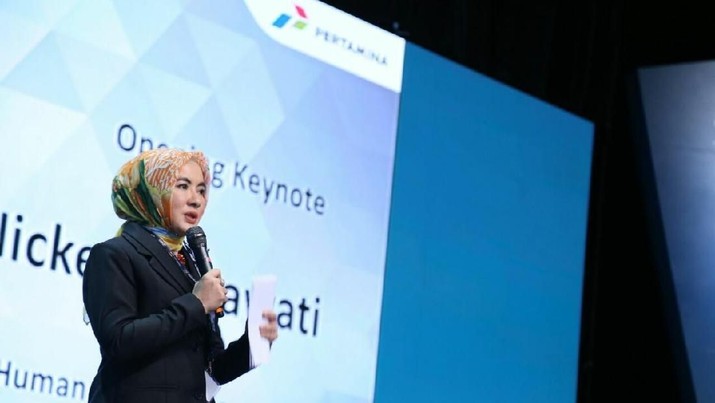 nicke pertamina nicke widyawati