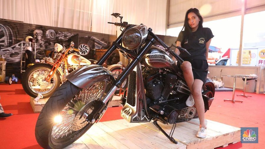 Motor yang dipamerkan dari berbagai daerah yang merupakan hasil kreativitas anak-anak bangsa.