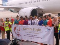 Hari Kartini, Seluruh Kru Penerbangan Garuda Perempuan
