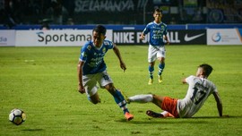 Gomez Puas Persib Cetak Tiga Gol Lawan Borneo FC
