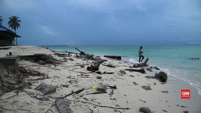 Video Kecantikan Pantai Derawan Terancam Abrasi